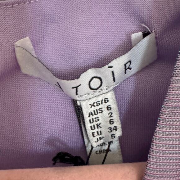 ATOIR Kind of Bliss Dress Size 2/ XS Metallic Purple Maxi Party Cocktail $297 - Picture 5 of 5